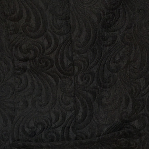 Emma James Black Paisly Pattern Blazer Jacket - Picture 8 of 8